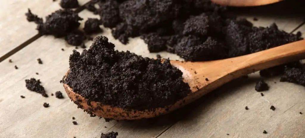 coffee grounds down the sink